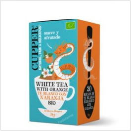 CUPPER Te Blanco con Naranja Infusion Bio 20 Bolsitas