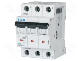 EATON ELECTRIC FAZ6-C4/3 Interruptor magnetotérmico 3 polos 4A 6kA