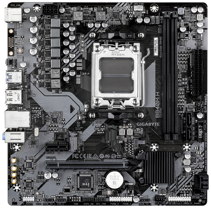 GIGABYTE B840M H Micro ATX AMD B840 Socket AM5 DDR5
