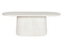 DKD Home Decor Mesa de Comedor Mango 200x100x75 Blanco