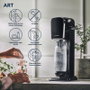 SodaStream Gasificador de Agua Terra Negro con CO2 y Botella PET 1L (1012811411)