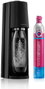 SodaStream Terra Negro con botella de 1 L y cargador de CO2