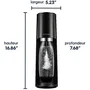 SodaStream Terra Negro con botella de 1 L y cargador de CO2