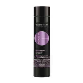 Essentiel Champú Keratin Silver 250ml - Neutraliza Tonos Amarillos, Aporta Brillo y Suavidad, Ideal Cabello Rubio y Canoso