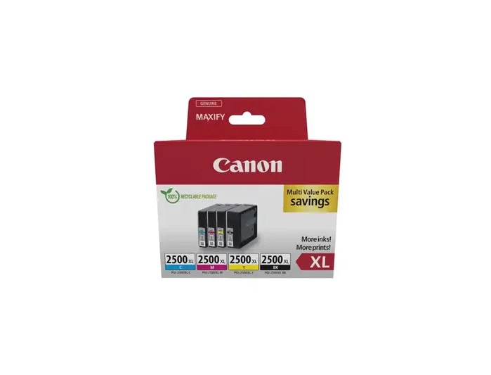 Canon PGI-2500XL Multipack de cartuchos de tinta XL (9254B010) Canon PGI-2500XL Multipack de cartuchos de tinta XL (9254B010)