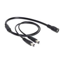 DeLOCK Cable Divisor DC 5,5 x 2,1 mm 1 x Hembra a 2 x Macho 83286