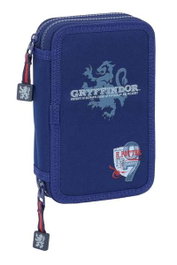 Plumier Doble Harry Potter Captain Azul marino 12.5 x 19.5 x 4 cm Plumier Doble 29 Piezas