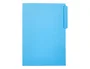 Liderpapel Subcarpeta de Cartulina con Pestaña Folio Azul