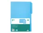 Liderpapel Subcarpeta de Cartulina con Pestaña Folio Azul