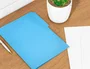 Liderpapel Subcarpeta de Cartulina con Pestaña Folio Azul