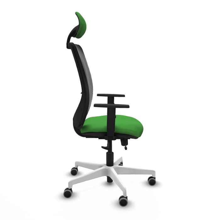 PIQUERAS Y CRESPO Silla de oficina Zulema Verde y Negro