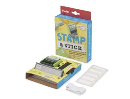 Trodat Kit de Marcado para Textil y Objetos Personales con Sello Automático Tinta Negra Resistente al Lavado