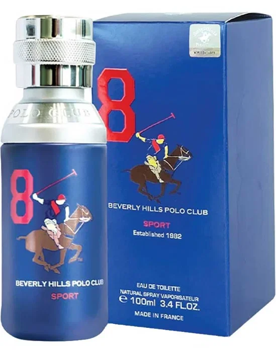 Beverly Hills Polo Club 1982 - Sport 8 Agua de Tocador para hombres 100 ml