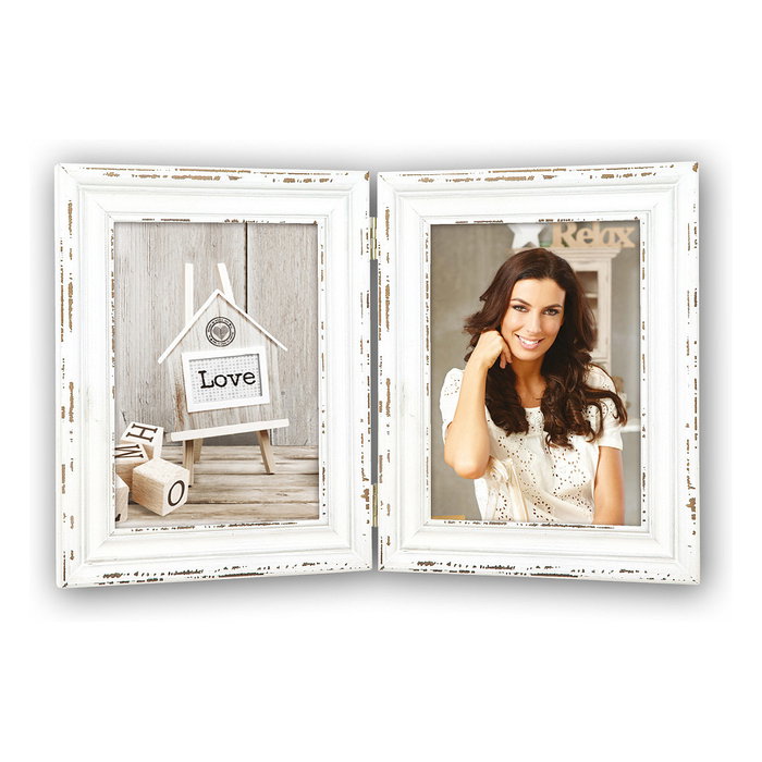 Zep Saint Michel Marco de fotos doble 2x13x18 cm Blanco