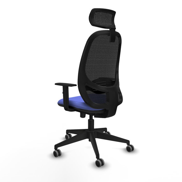 PIQUERAS Y CRESPO Silla de oficina Cilanco con mecanismo Sincro/Traslack Azul claro y Negro PIQUERAS Y CRESPO Silla de oficina Cilanco con mecanismo Sincro/Traslack Azul claro y Negro