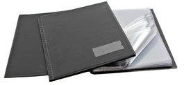 Carpeta Fundas (Tarifario) Iberplas Pvc Rigido Fº 10 F. Negro
