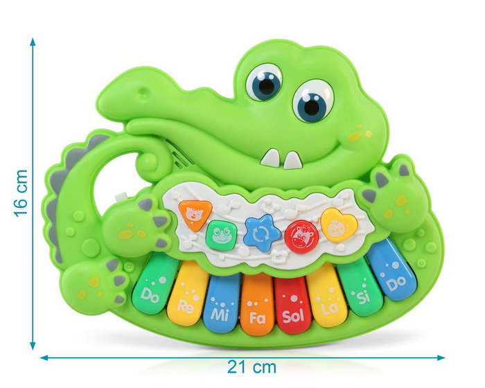 Piano 25x18 cm Luz-Sonido