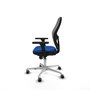 PIQUERAS Y CRESPO Silla de oficina Jorquera con mecanismo Sincro, Azul y Gris