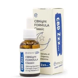 ENECTA Cbnight Classic 30ml Aceite Bucal con Cannabis Orgánico y Melatonina para el Descanso