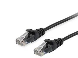 Equip 625457 Cable de Red RJ45 0.5 metros Cat6 U/UTP 10GBase-T Negro para Gigabit Ethernet
