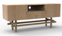 DKD Home Decor Mueble TV Moderno Natural Mango 145x60x42 cm