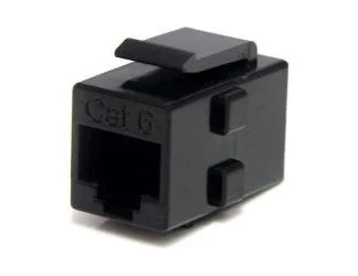Startech Acoplador Keystone RJ45 Negro para Cable de Red
