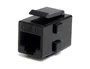 Startech Acoplador Keystone RJ45 Negro para Cable de Red