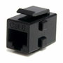 StarTech Acoplador Keystone RJ45 F/F Negro C6KEYCOUPLER