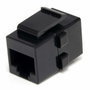 StarTech Acoplador Keystone RJ45 F/F Negro C6KEYCOUPLER