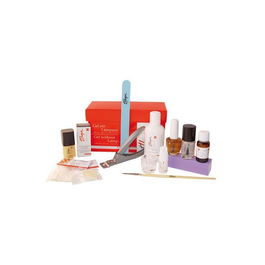 Thuya Kit Gel Sin Lámpara con Cortatips - Ideal Cursos e Iniciación, Incluye Gel, Pegamento, Corta Tips, Limas, Tips, Diluyente, Primer y Más