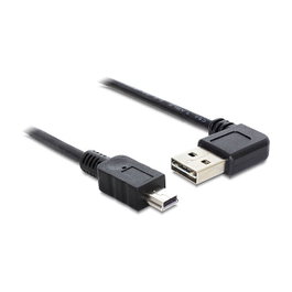 DeLOCK Cable USB 2.0 A a Mini-USB A de 5 m, Negro