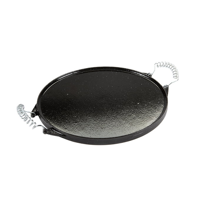 GARCIMA Plancha de Hierro Fundido Esmaltada Redonda Ø 42 cm. (Doble Cara)