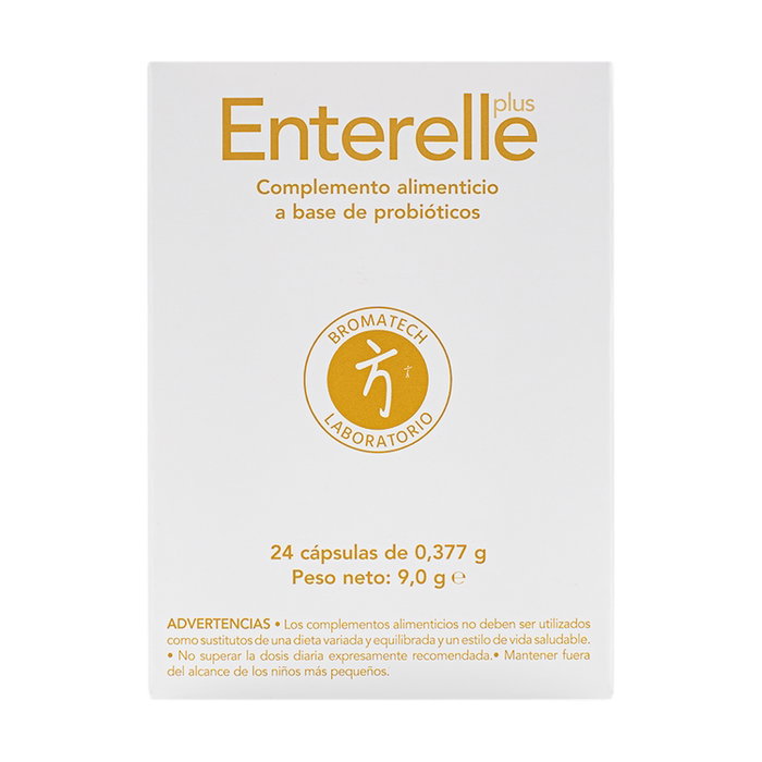 Bromatech Enterelle Plus 24 cápsulas - Probiótico para el equilibrio intestinal Bromatech Enterelle Plus 24 cápsulas - Probiótico para el equilibrio intestinal