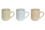 DKD Home Decor Mug Infusiones Moderno Verde Azul 360ml 6 Unidades