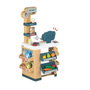 Smoby Supermercado con Carrito, Caja Registradora y 34 Accesorios, 89,6 x 48,9 x 38,50 cm, Español/Portugués
