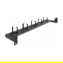 DeLOCK Panel de Enrutamiento de Fibra Óptica 19" 1U, Montaje en Rack, Negro, Metal, Referencia 48.30cm