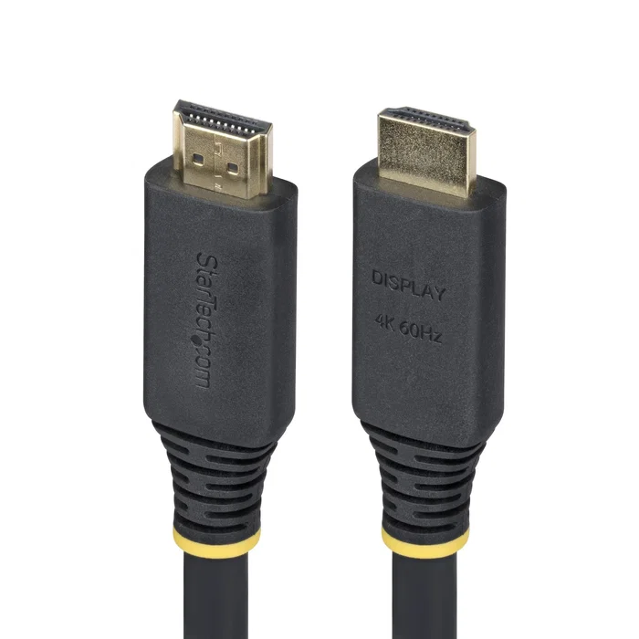 StarTech Cable HDMI 2.0 Activo de Alta Velocidad 10m - HDMI2-CABLE-4K60-10M - 4K 60Hz, HDR10, ARC, HDCP 2.2, 18 Gbps, Conectores Chapados en Oro