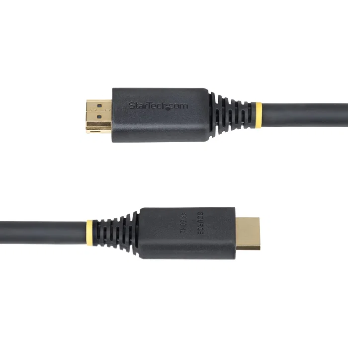 StarTech Cable HDMI 2.0 Activo de Alta Velocidad 10m - HDMI2-CABLE-4K60-10M - 4K 60Hz, HDR10, ARC, HDCP 2.2, 18 Gbps, Conectores Chapados en Oro