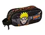 Safta - Estuche Portatodo Doble 3D Naruto, Colección Naruto, 80x60x210 mm, 2 Cremalleras