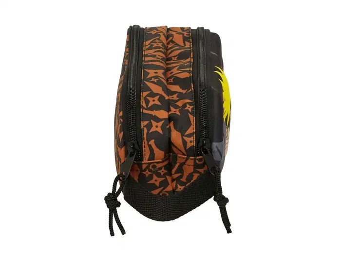 Safta - Estuche Portatodo Doble 3D Naruto, Colección Naruto, 80x60x210 mm, 2 Cremalleras
