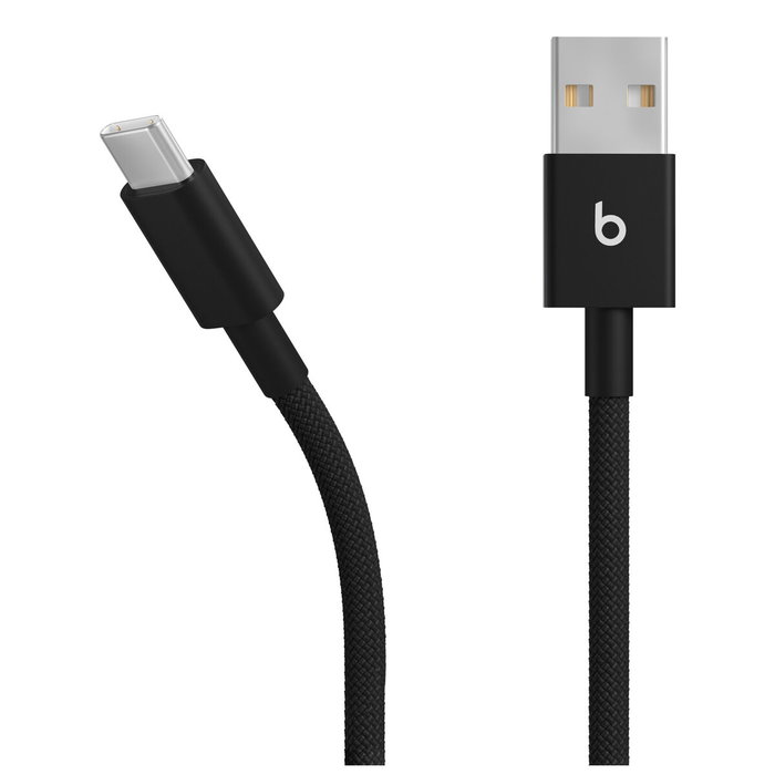 Apple Cable USB-A a USB-C Trenzado 1.5 m Bolta Black para Audífonos Beats