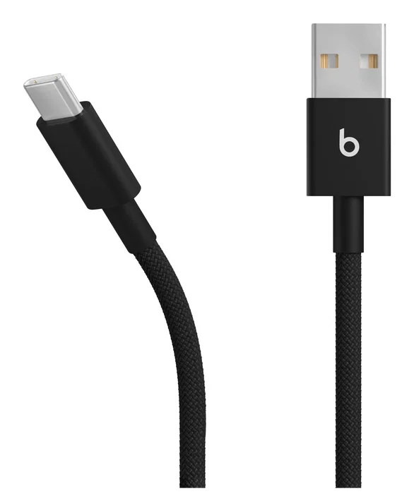 Beats usb-a to usb-c woven cable (1.5 m) - bolt black