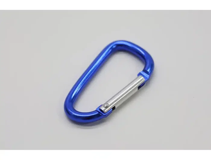 Imaginovo Mosquetón de Aluminio 57 mm - Para Botella, Llaves o Cascos, 85x85 mm, Colores Surtidos (No para Escalada)