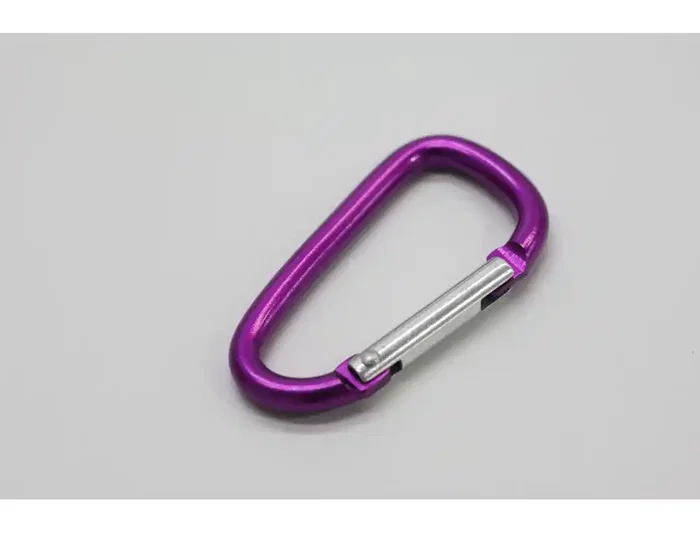 Imaginovo Mosquetón de Aluminio 57 mm - Para Botella, Llaves o Cascos, 85x85 mm, Colores Surtidos (No para Escalada)