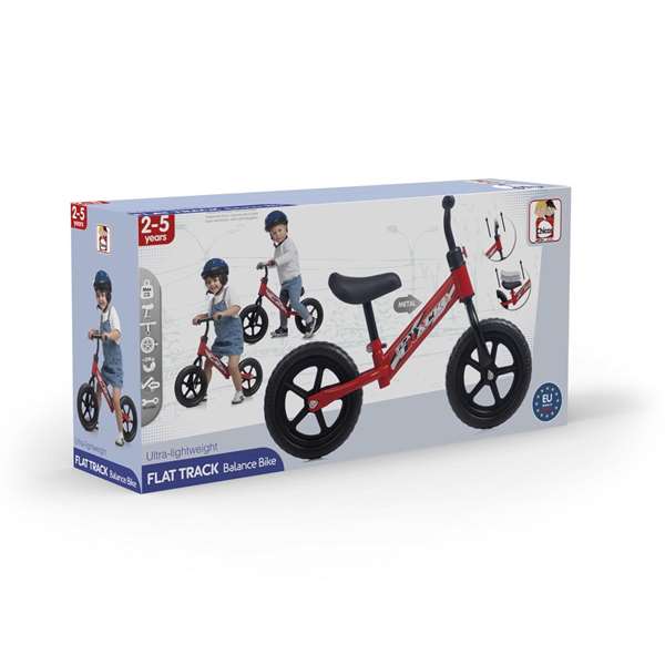 Chicos Bicicleta sin Pedales Balance Bike Flat Track Ruedas Antipinchazos Sillín Acolchado 10 Pulgadas