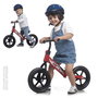 Chicos Bicicleta sin Pedales Balance Bike Flat Track Ruedas Antipinchazos Sillín Acolchado 10 Pulgadas