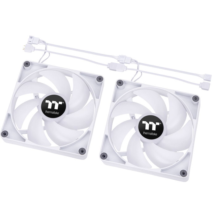 Thermaltake CT140 ARGB Sync Pack de 2 ventiladores de 140mm Blanco
