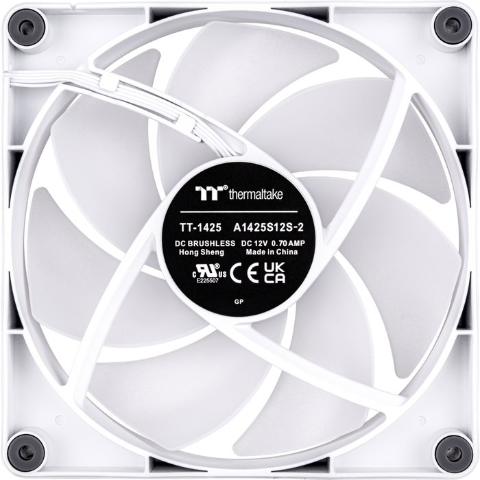 Thermaltake CT140 ARGB Sync Pack de 2 ventiladores de 140mm Blanco