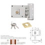 YALE Cerradura de sobreponer 6-0-12-HN derecha con sistema antipalanca