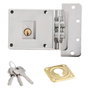 YALE Cerradura de sobreponer 6-0-12-HN derecha con sistema antipalanca